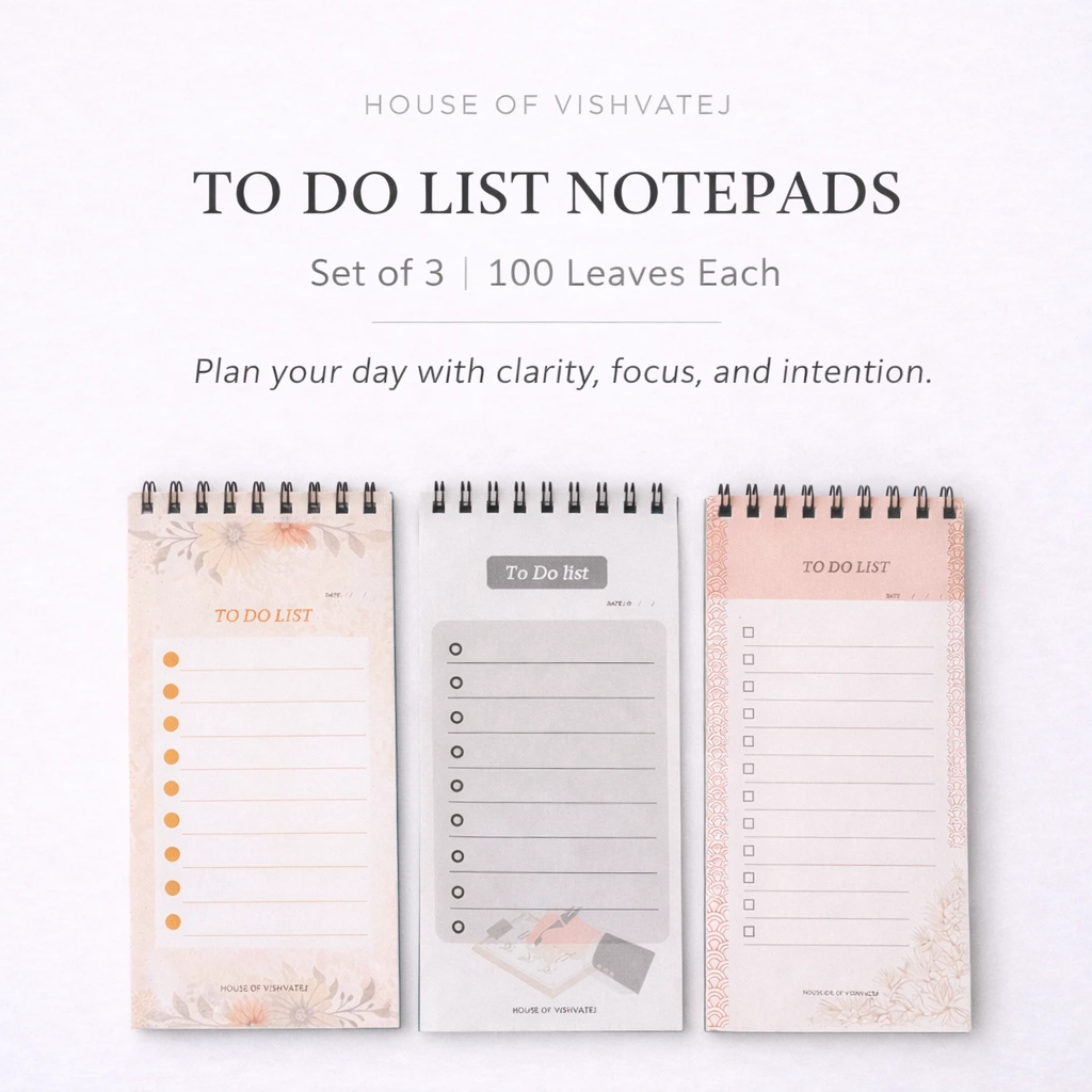 To Do List Notepad By House of Vishvatej